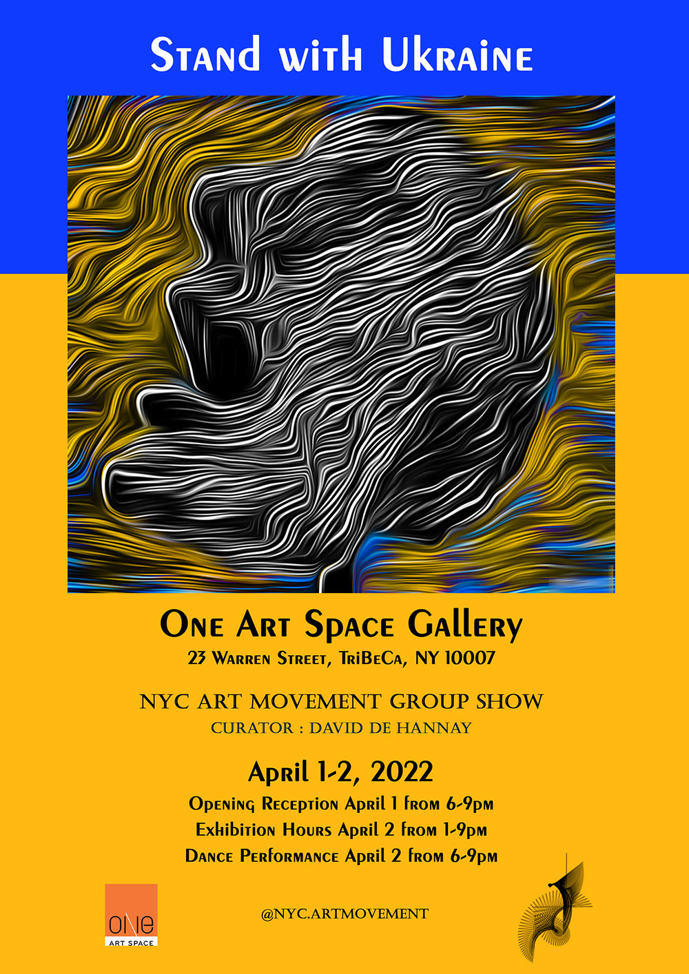 Flier: Ukraine, One Art Space Gallery