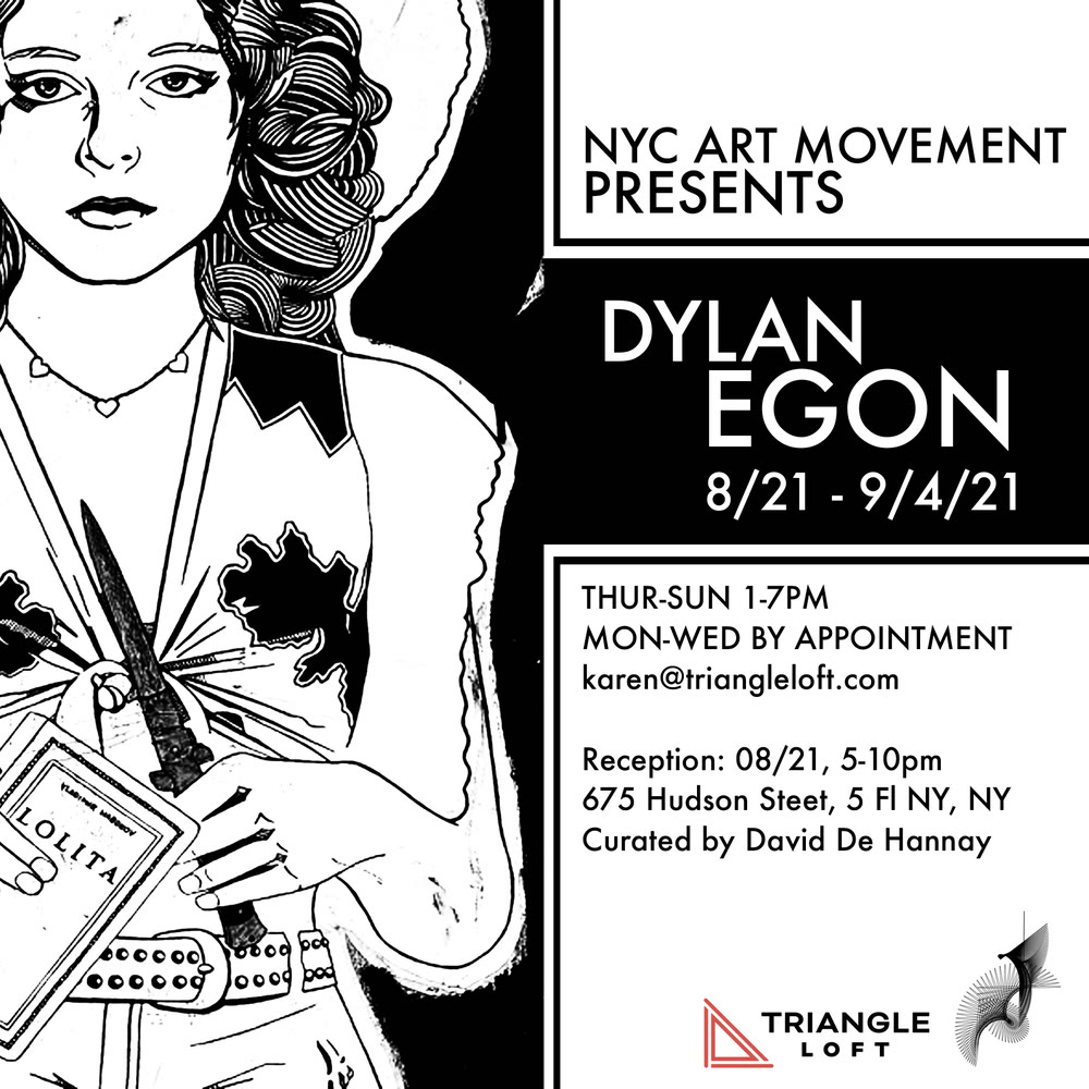 Flier: Dylan Egon, Empire Gallery