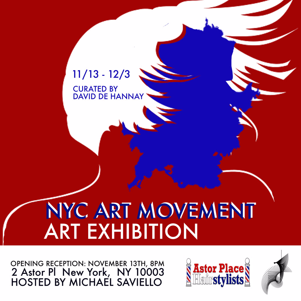 Flier: Michael Saviello, Astor Place, NYC