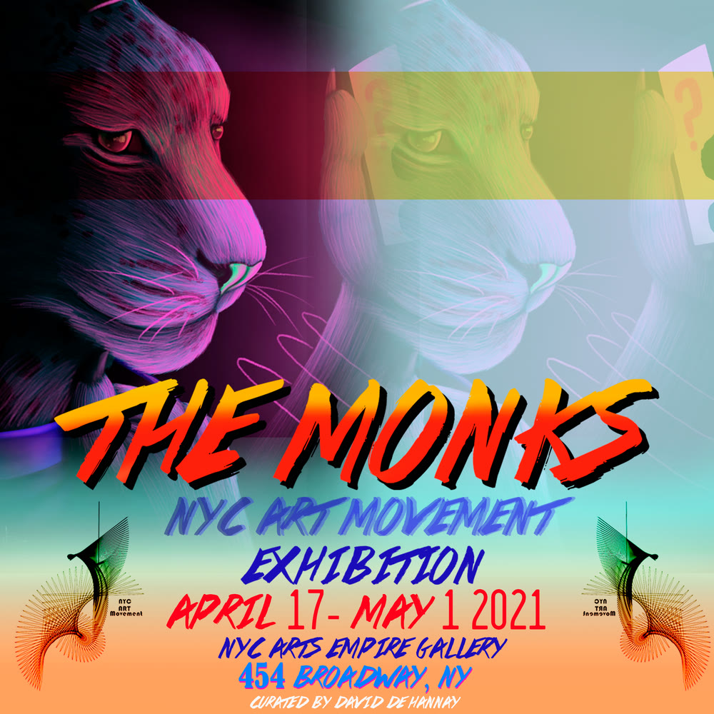 Flier: The Monks, Empire Gallery Soho, NYC