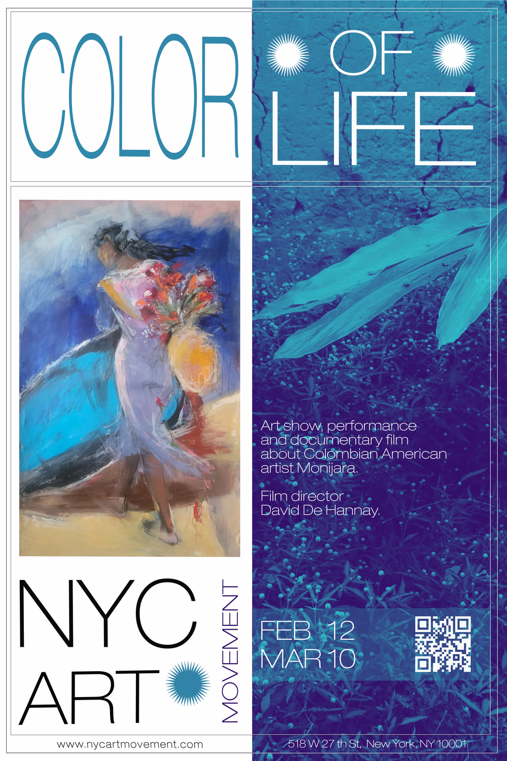 Flier: Color Of Life, Selina Chelsea, NYC