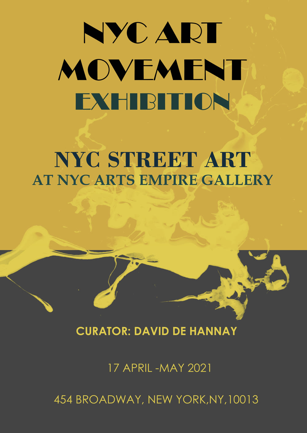 Flier: Empire Gallery, NYC